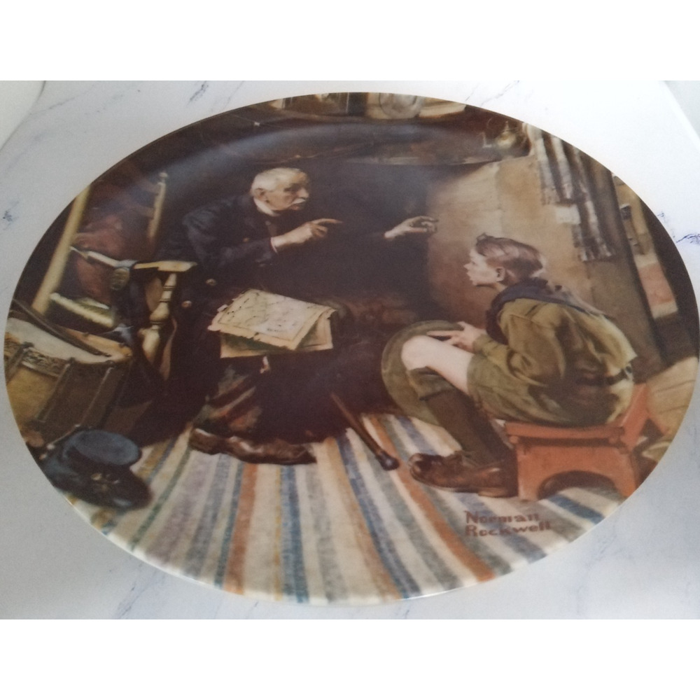Rockwell Heritage Collection Plate #12 The Veteran (1988 Bradex)